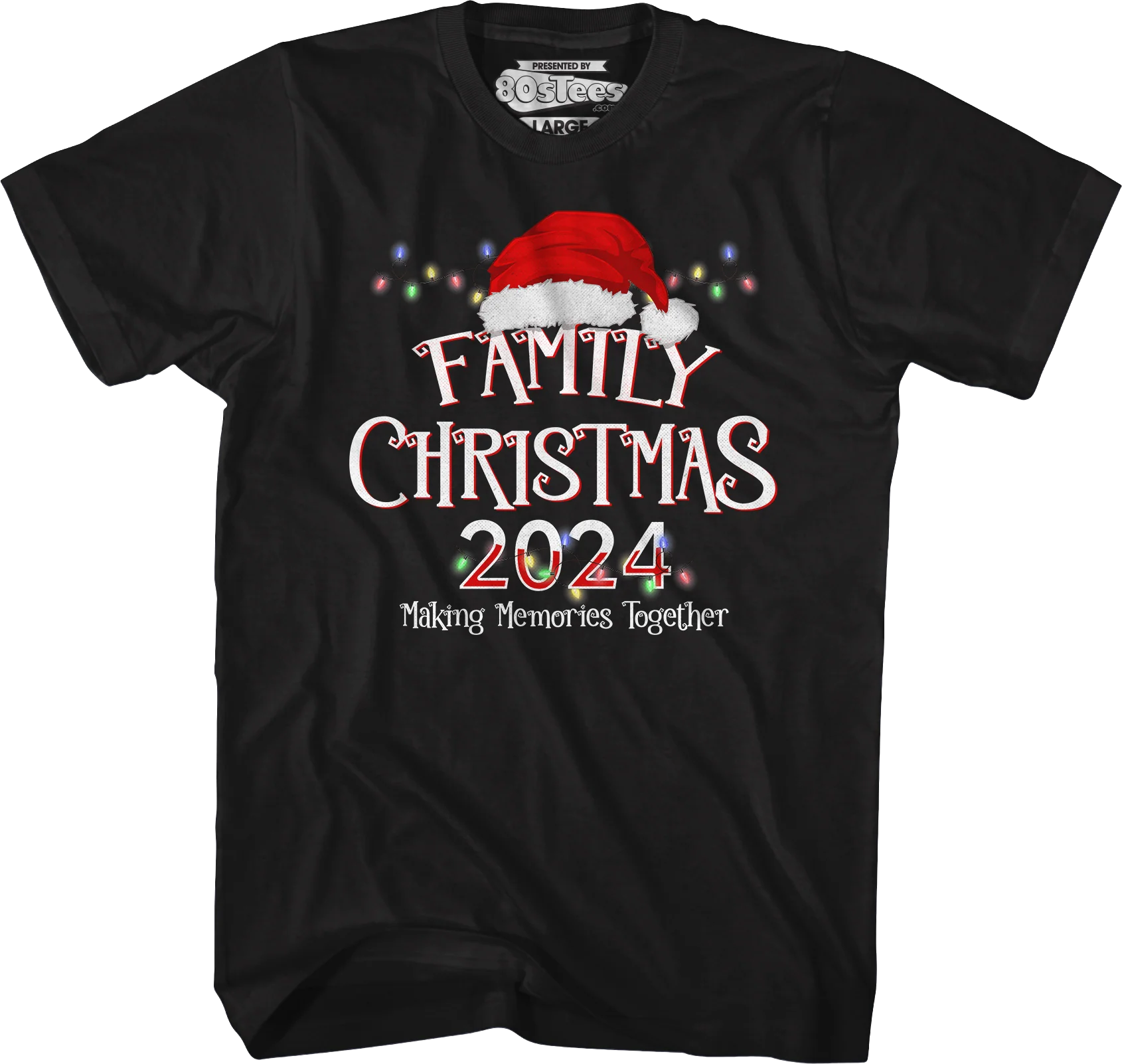 Making Memories Together Family Christmas 2024 T-Shirt - Image 4