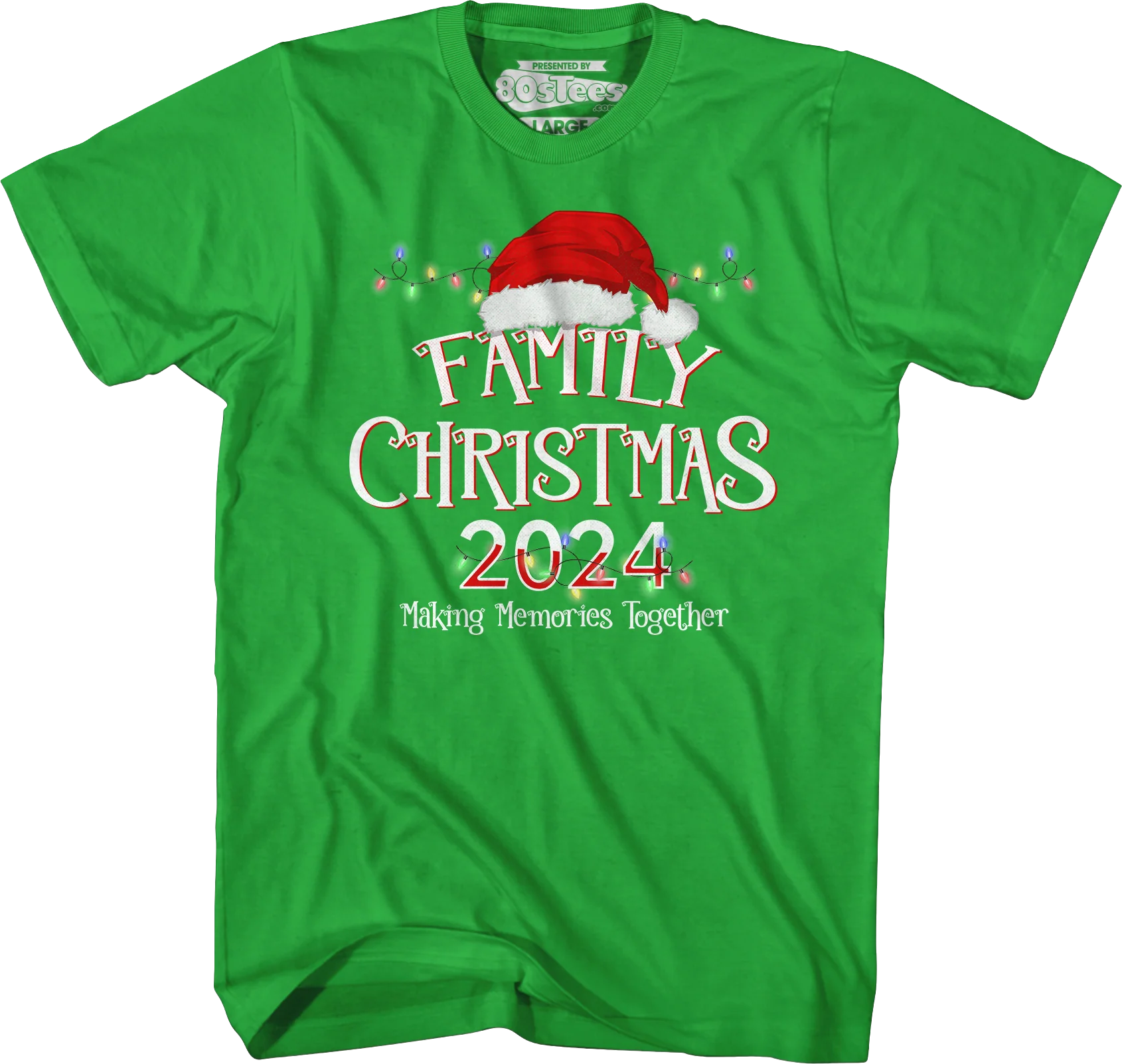 Making Memories Together Family Christmas 2024 T-Shirt - Image 5