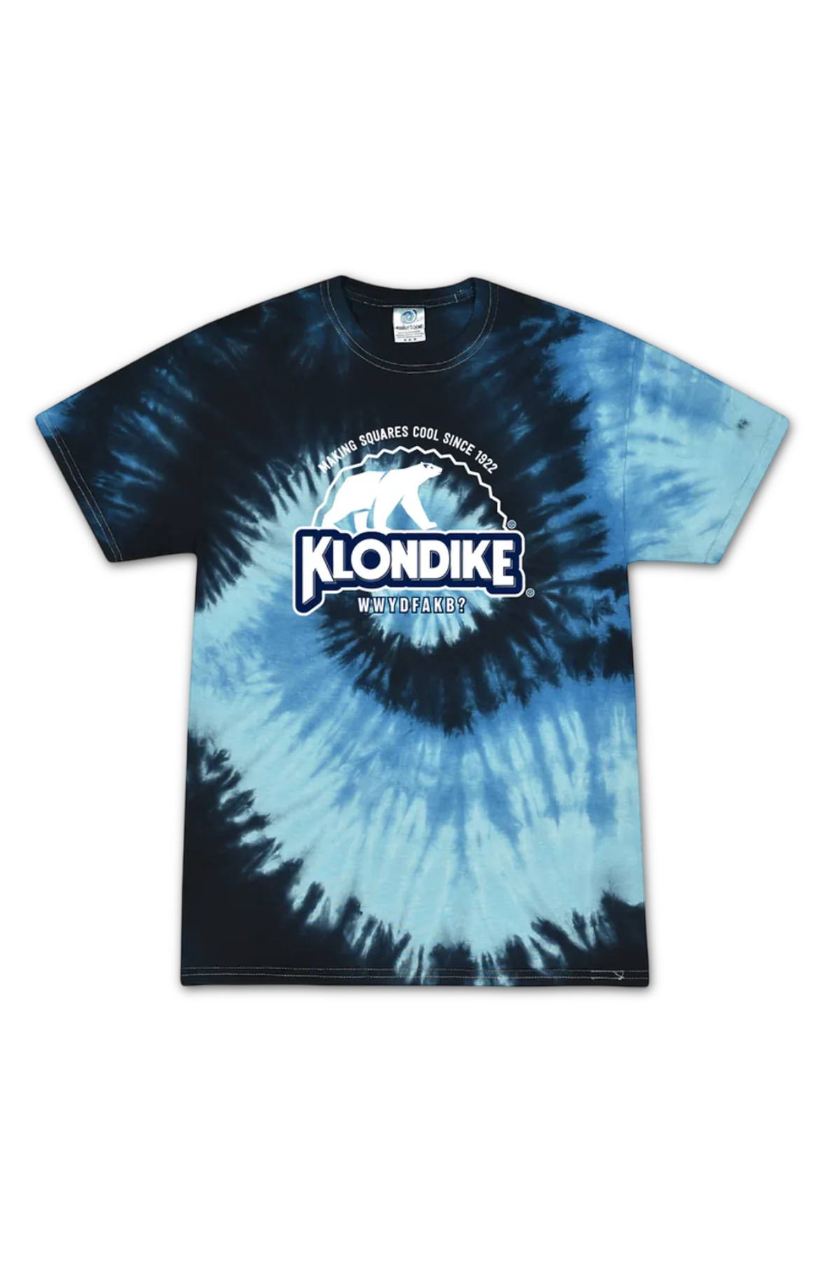 Making Squares Cool Since 1922 Tie Dye Klondike T-Shirt - Image 2