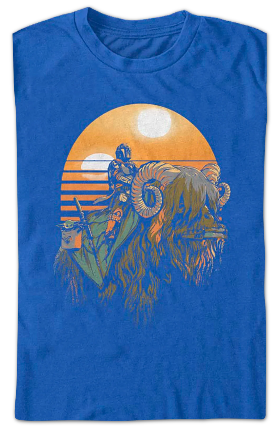 Mandalorian Bantha Riders Star Wars T-Shirt - Image 2