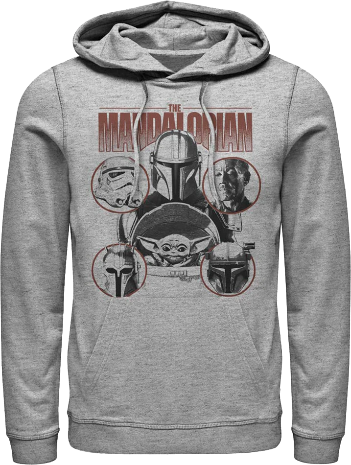 Mandalorian Characters Collage Star Wars Hoodie