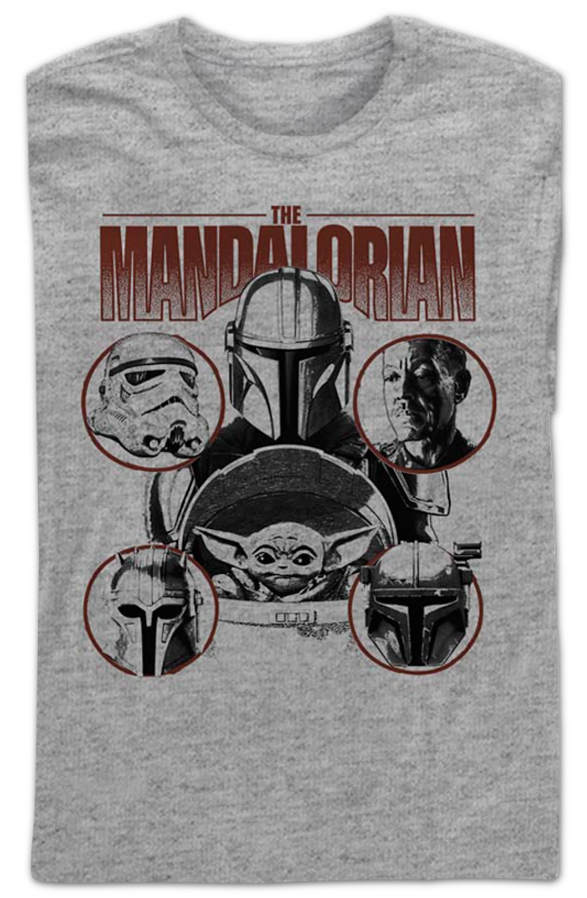 Mandalorian Characters Collage Star Wars Long Sleeve Shirt - Image 2