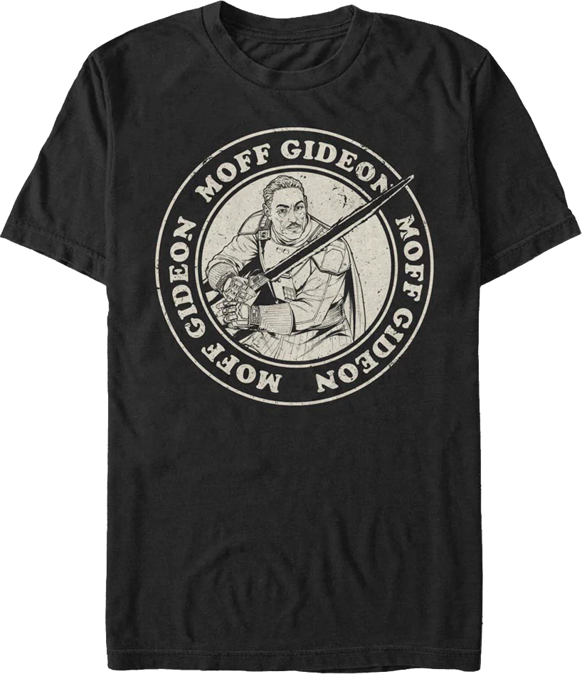 Mandalorian Distressed Moff Gideon Star Wars T-Shirt