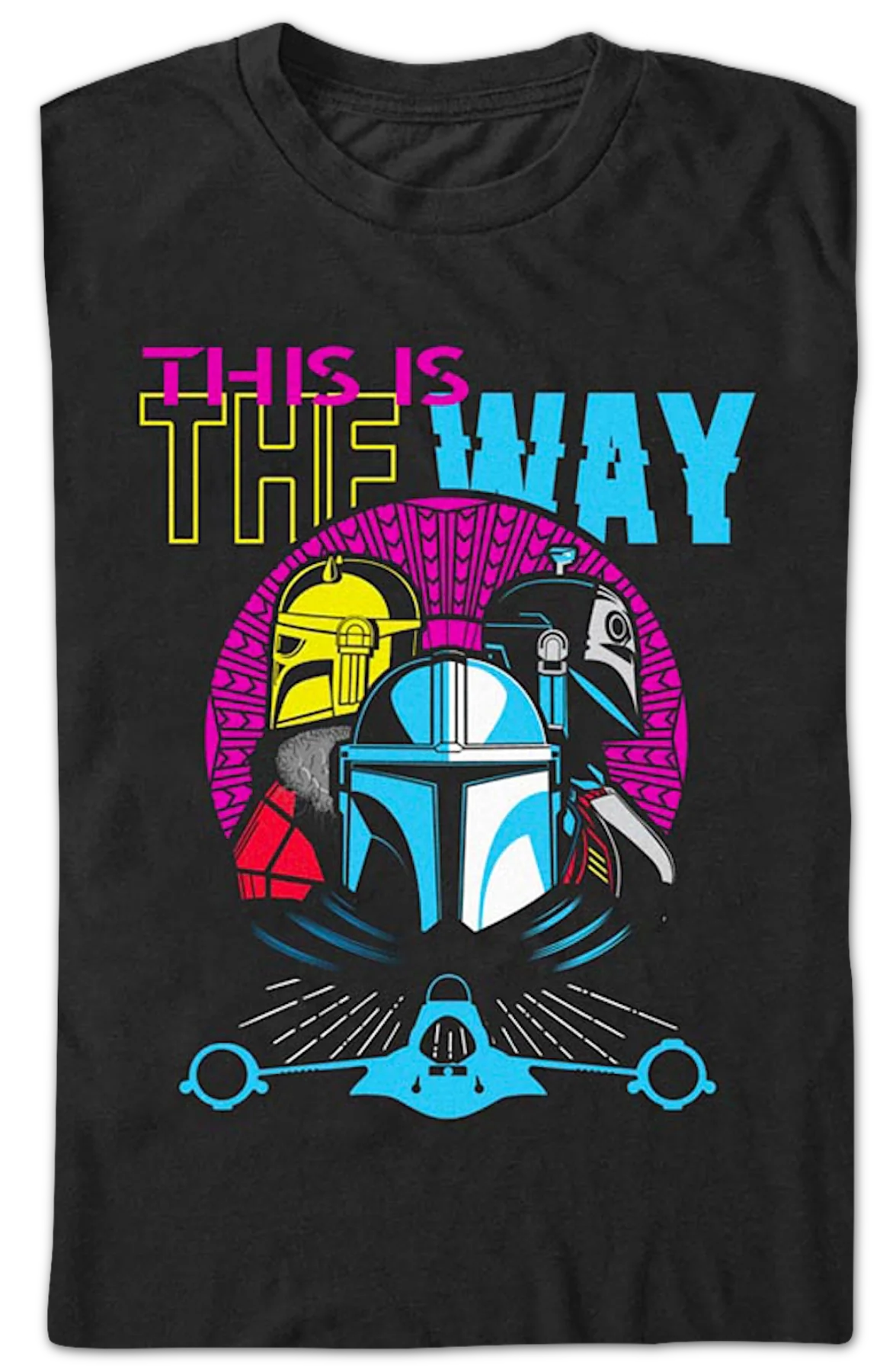 Mandalorian This Is The Way Hyperdrive Star Wars T-Shirt - Image 2