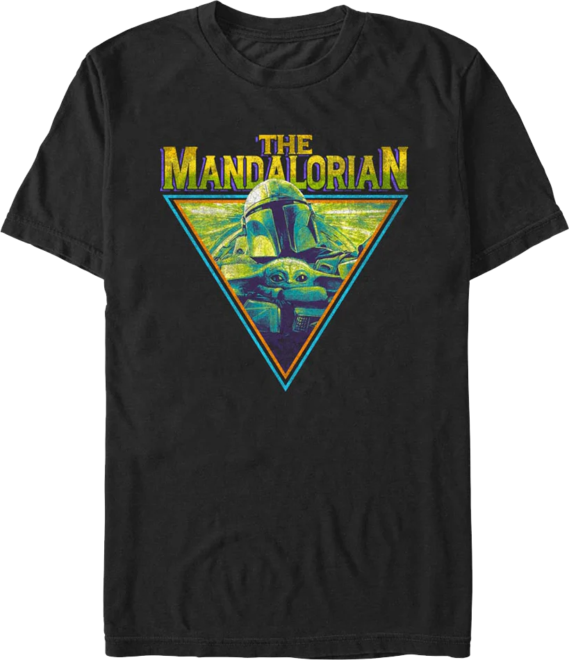 Mandalorian Vintage Triangle Star Wars T-Shirt
