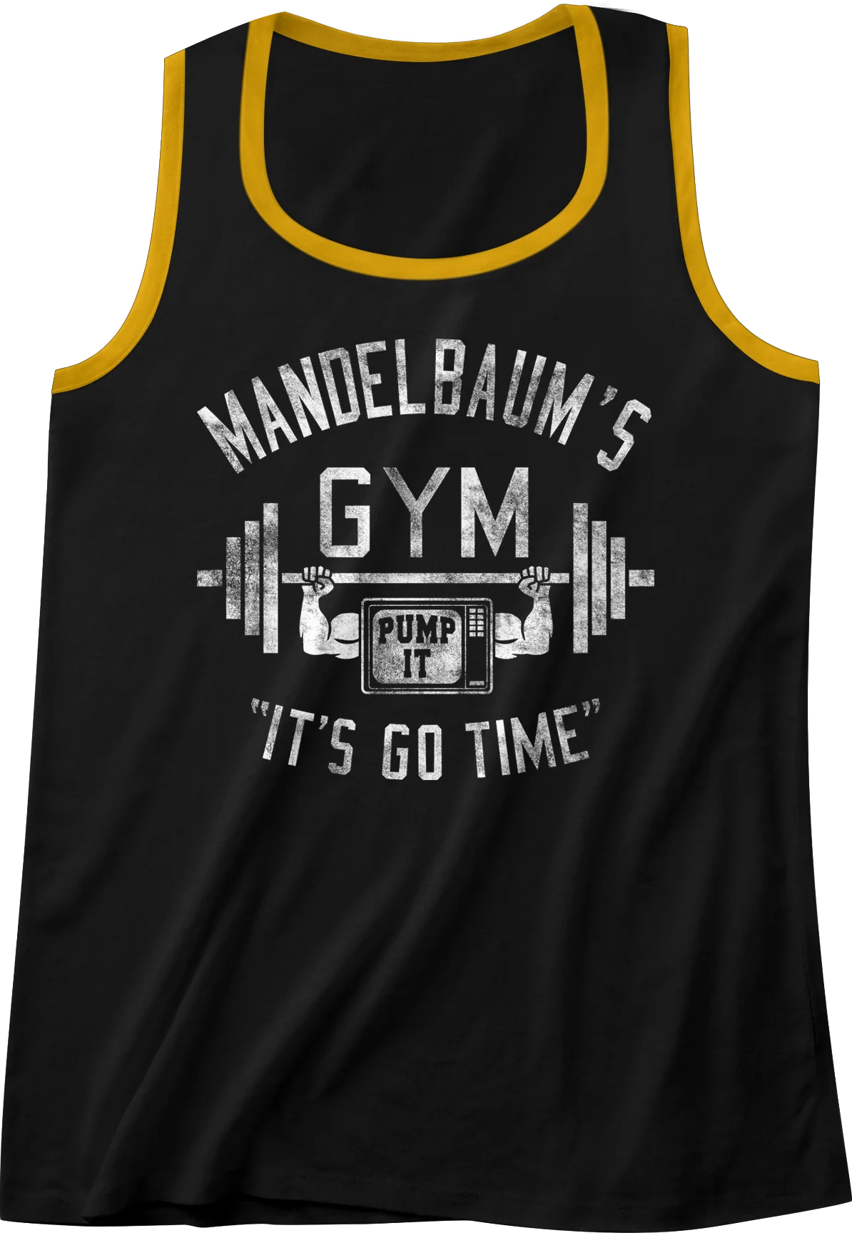 Mandelbaum's Gym Seinfeld Pipe Tank Top