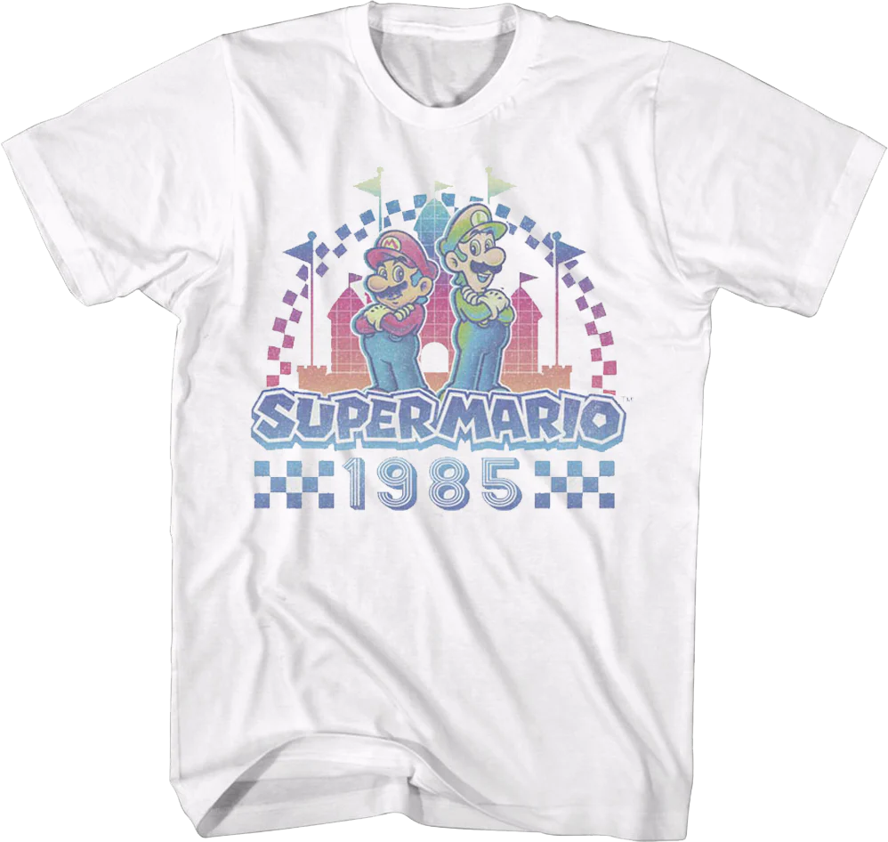 Mario And Luigi 1985 Super Mario Bros. T-Shirt
