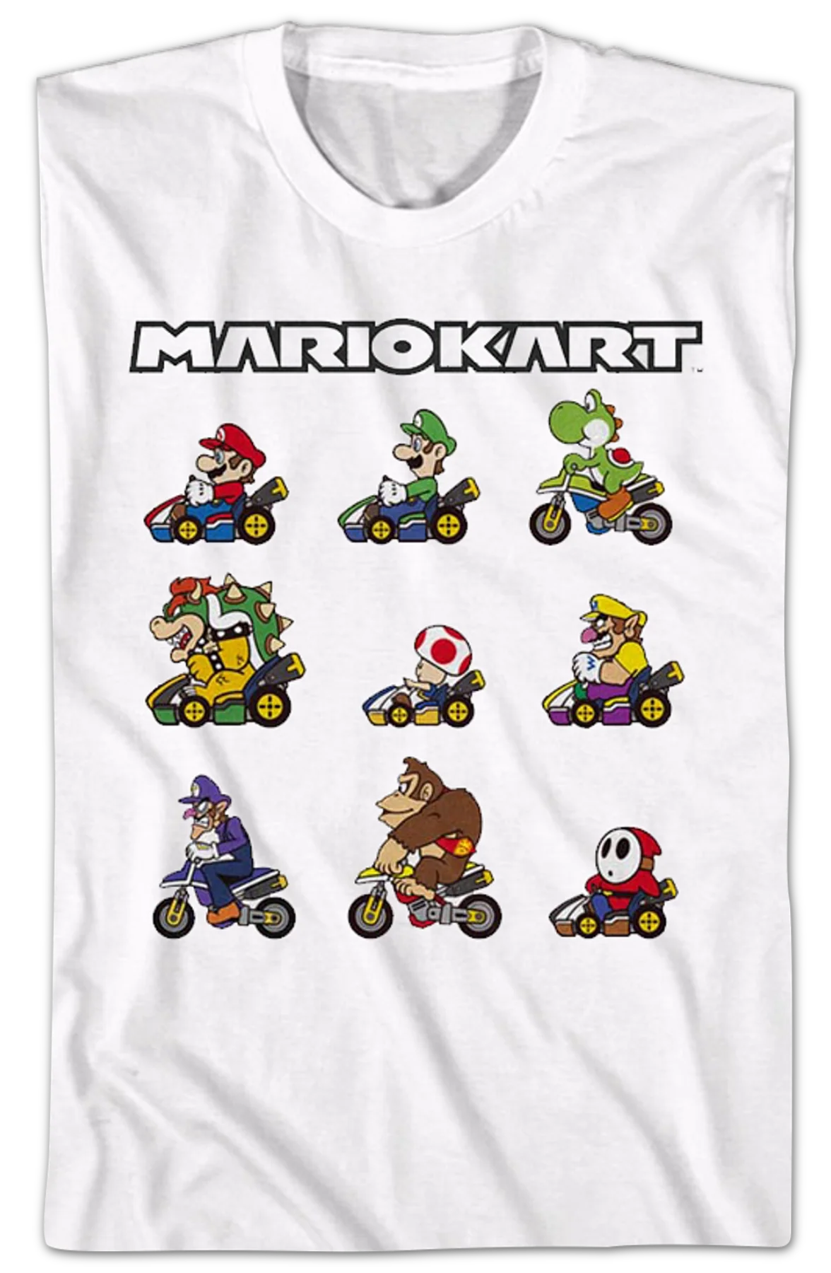 Mario Kart Characters Nintendo T-Shirt - Image 2