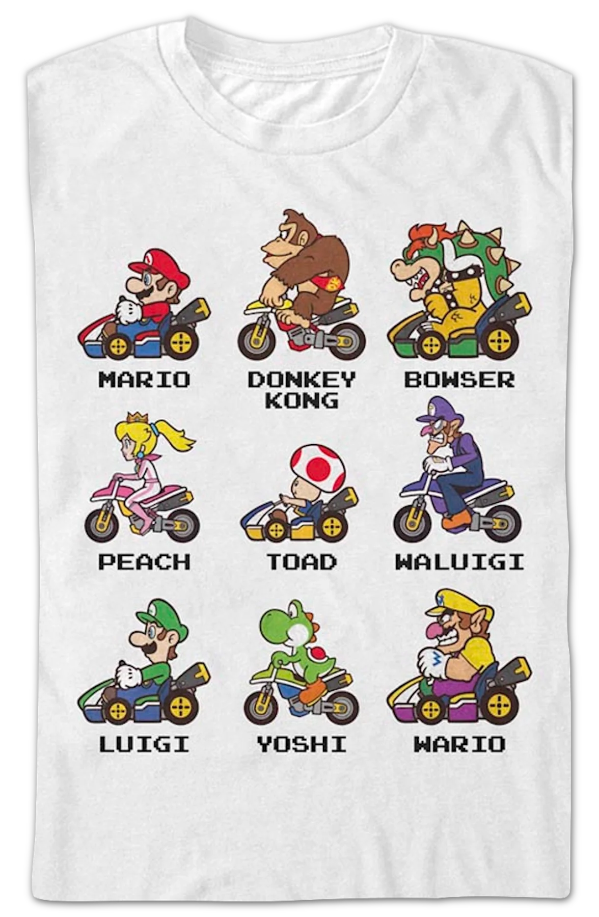 Mario Kart Drivers Super Mario Bros. T-Shirt - Image 2