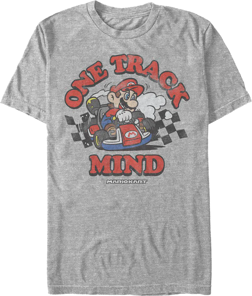 Mario Kart One Track Mind Super Mario Bros. T-Shirt
