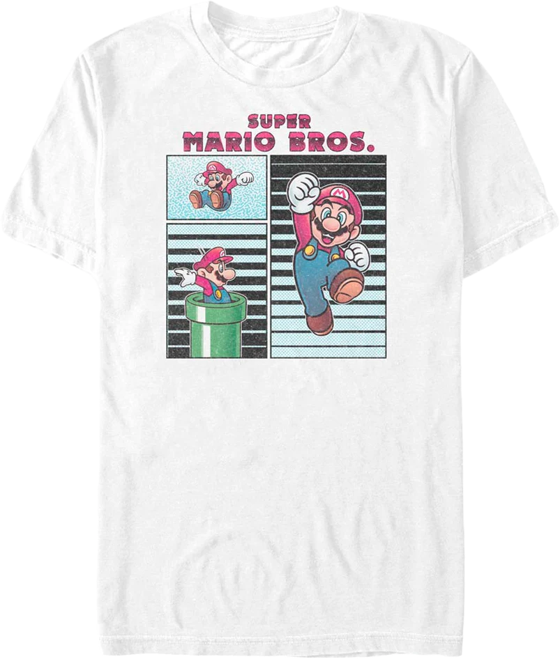 Mario Poses Collage Super Mario Bros. T-Shirt