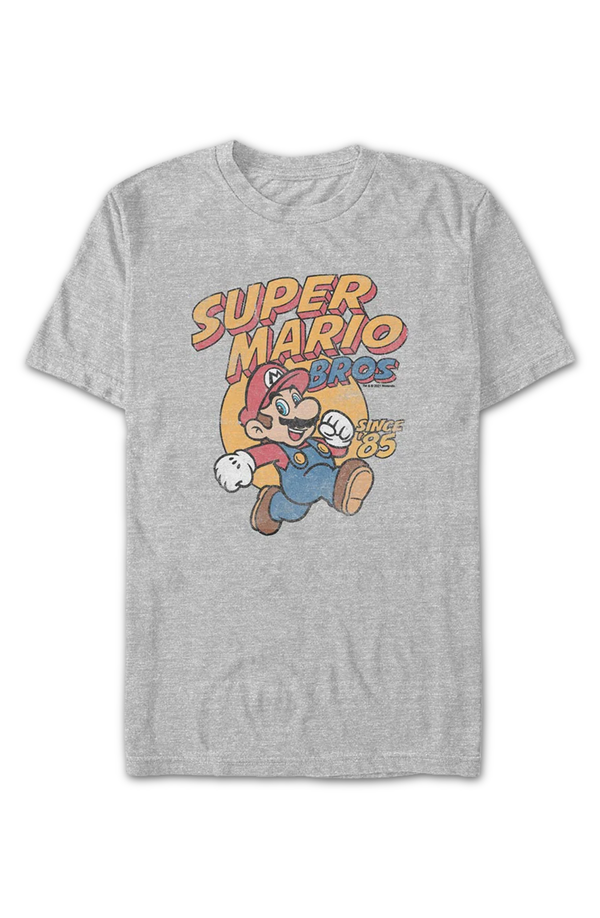 Mario Running Since 1985 Super Mario Bros. T-Shirt - Image 2