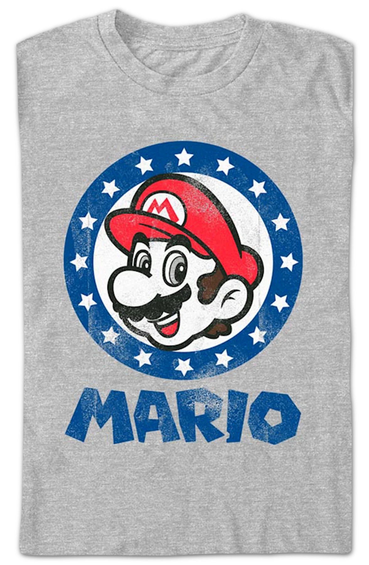 Mario Starry Circle Nintendo T-Shirt - Image 2