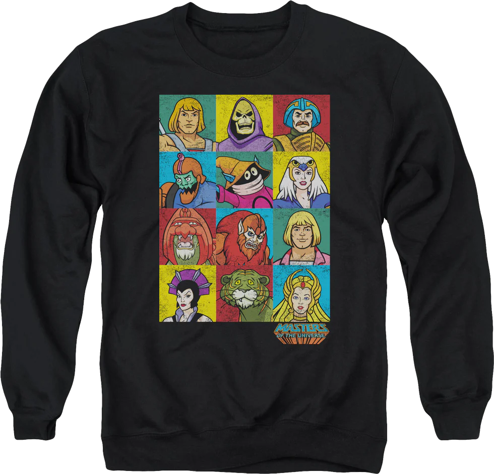 Masters Of The Universe Characters Sweatshirt