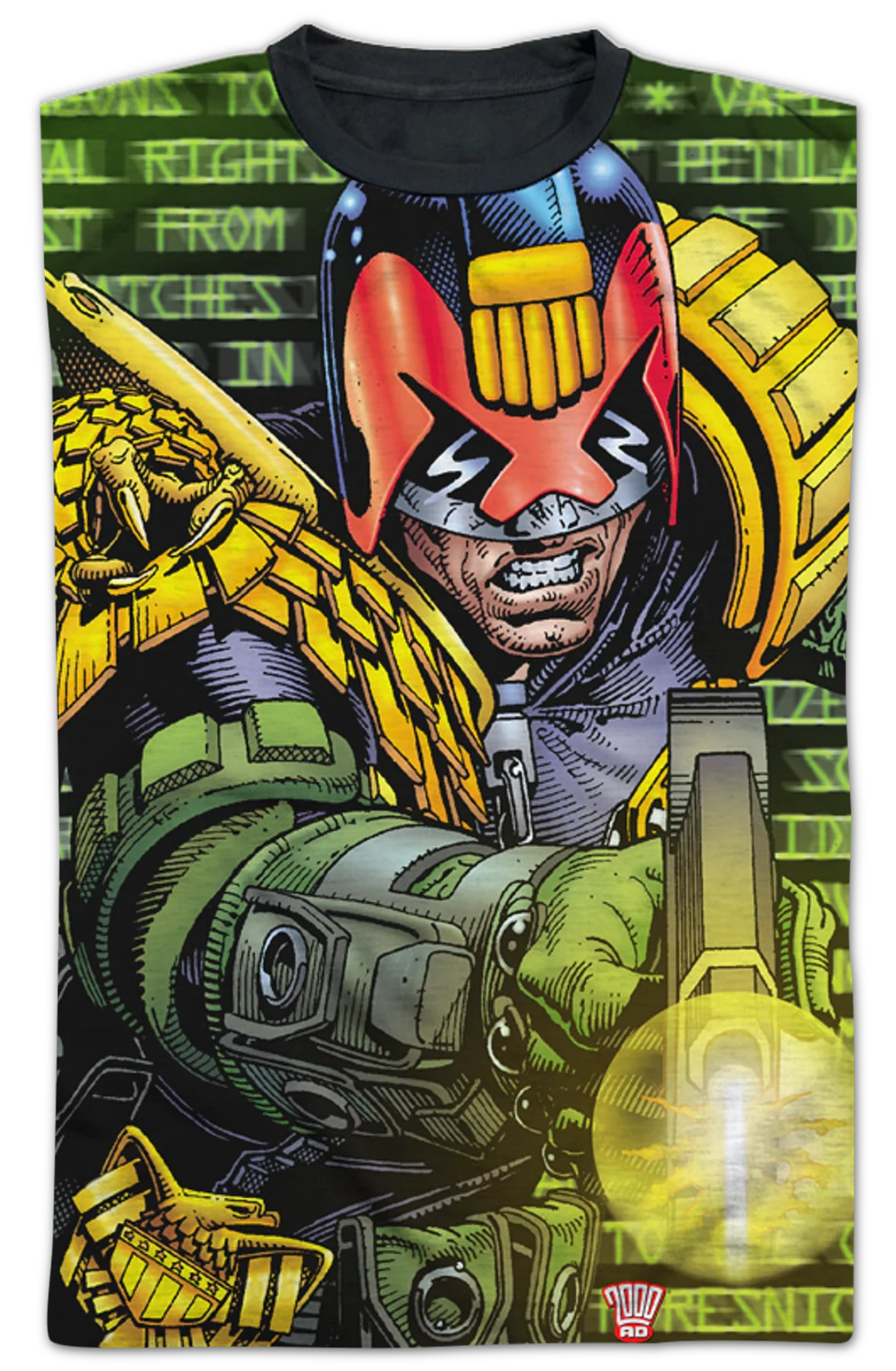 Matrix Judge Dredd T-Shirt - Image 2