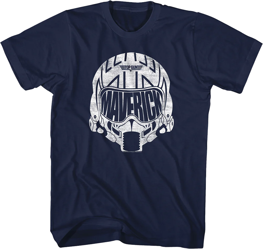 Maverick's Flight Helmet Top Gun T-Shirt