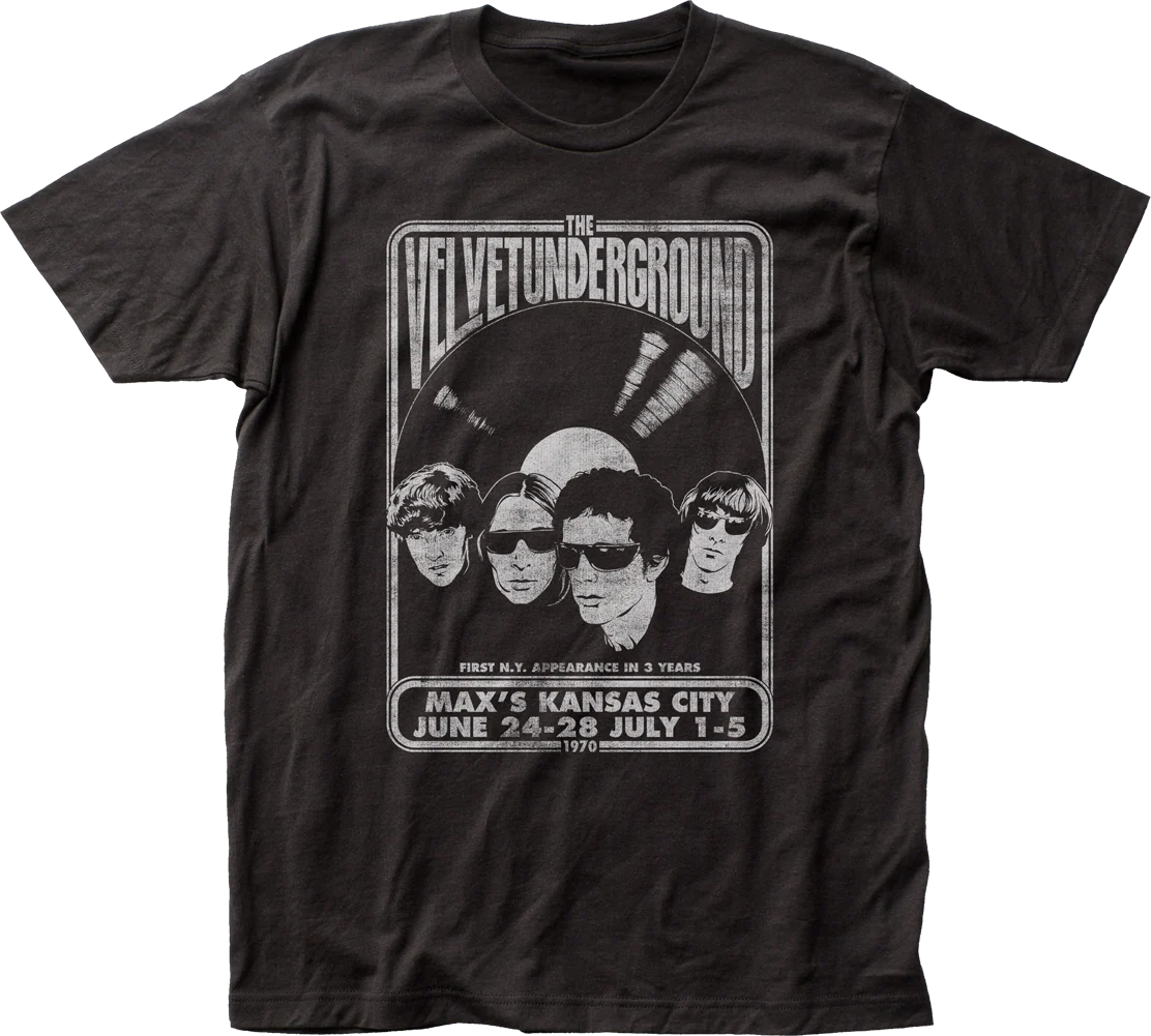 Max's Kansas City Velvet Underground T-Shirt