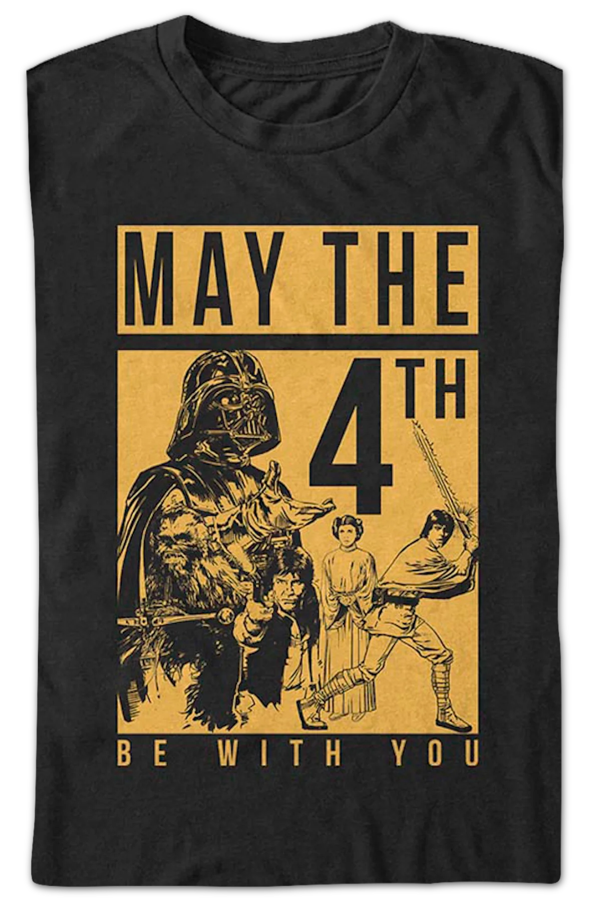 May The Fourth Be With You Sketches Star Wars T-Shirt - Image 2