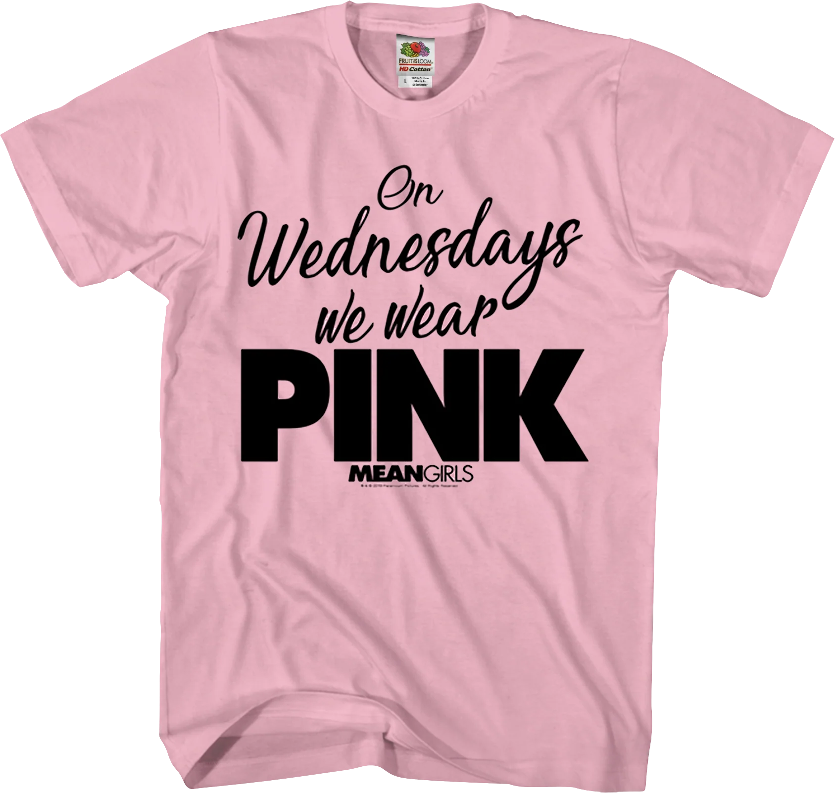 Mean Girls On Wednesdays We Wear Pink T-Shirt