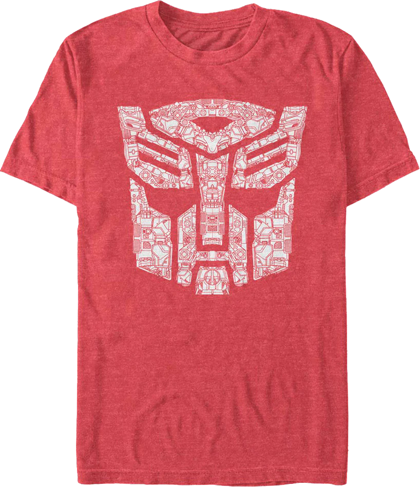 Mechanical Autobots Logo Transformers T-Shirt