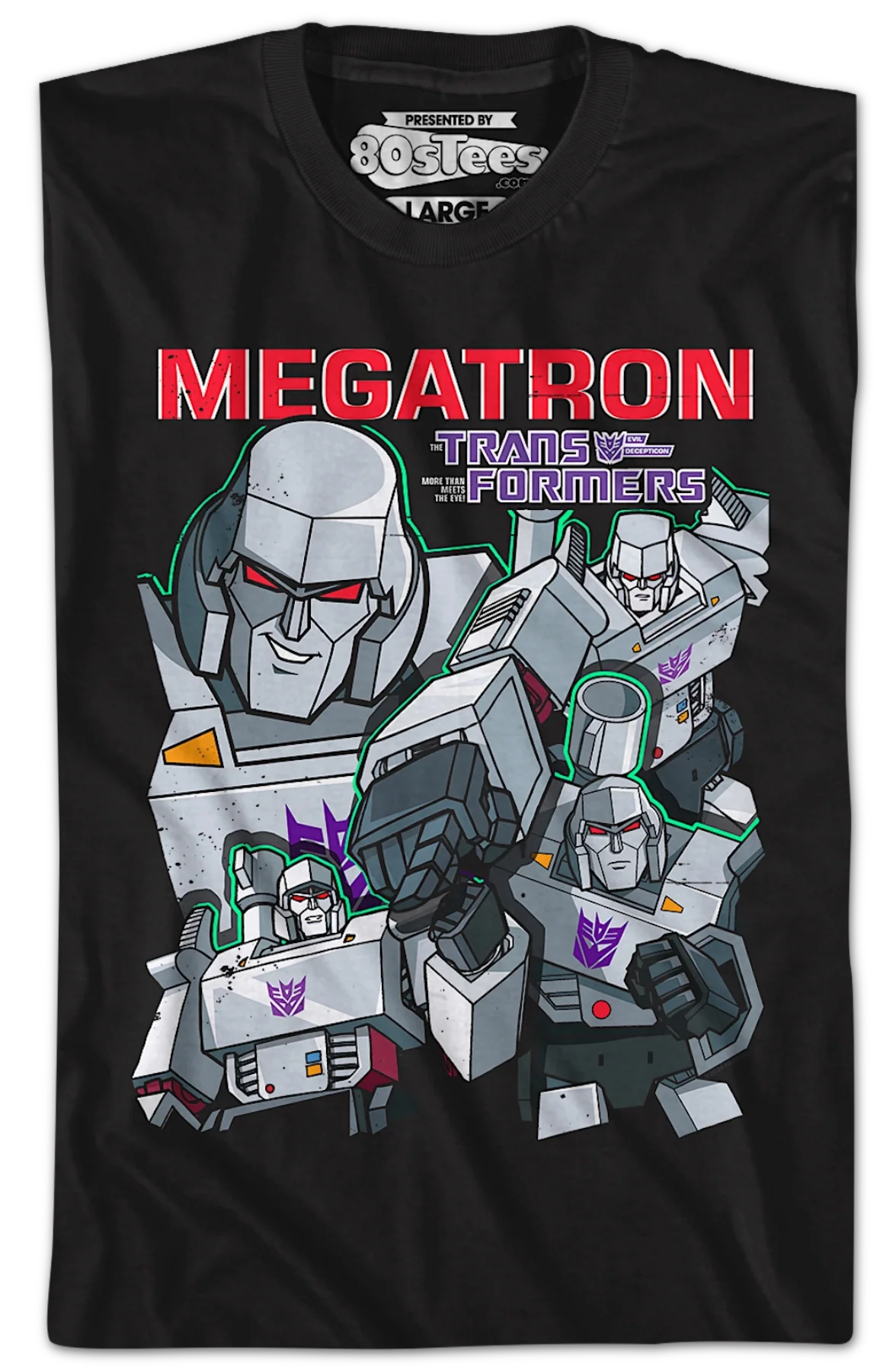 Megatron Collage Transformers T-Shirt - Image 2