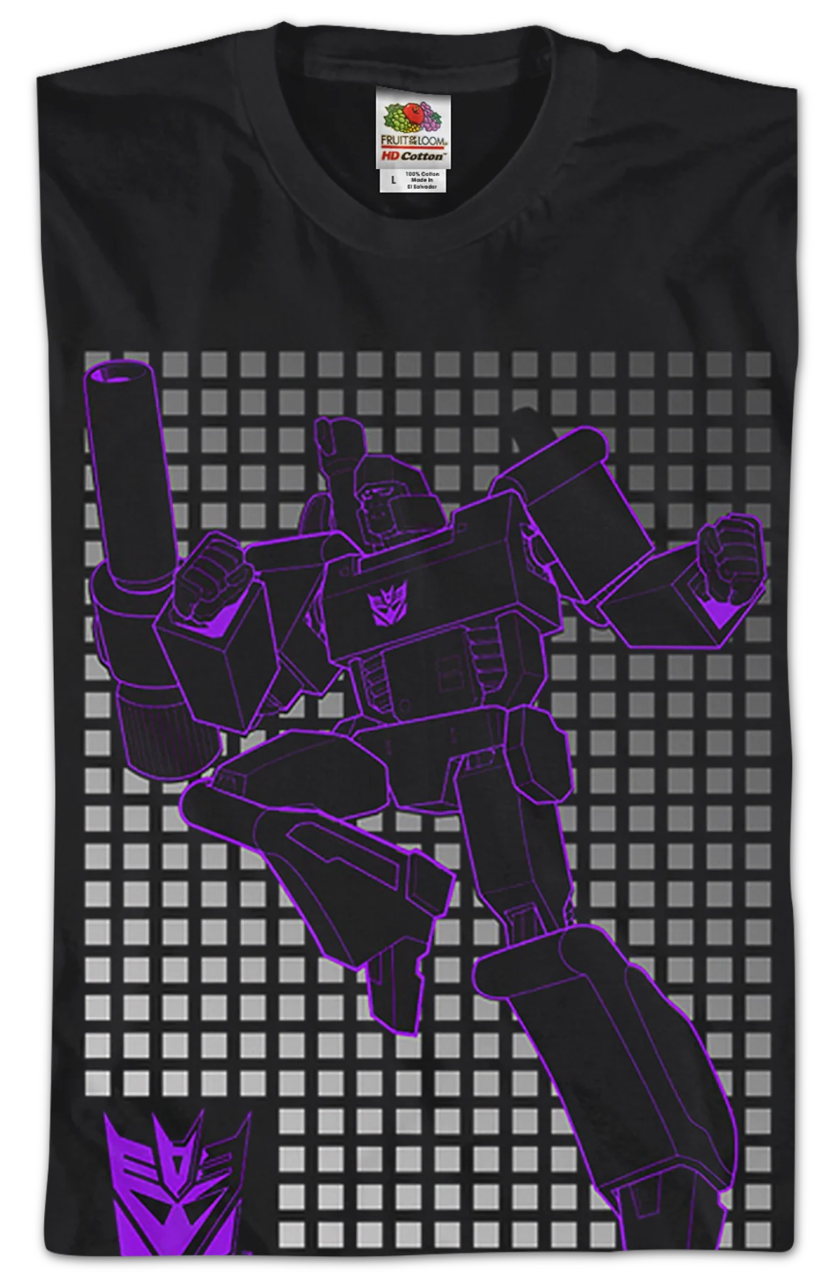 Megatron Grid Transformers T-Shirt - Image 2