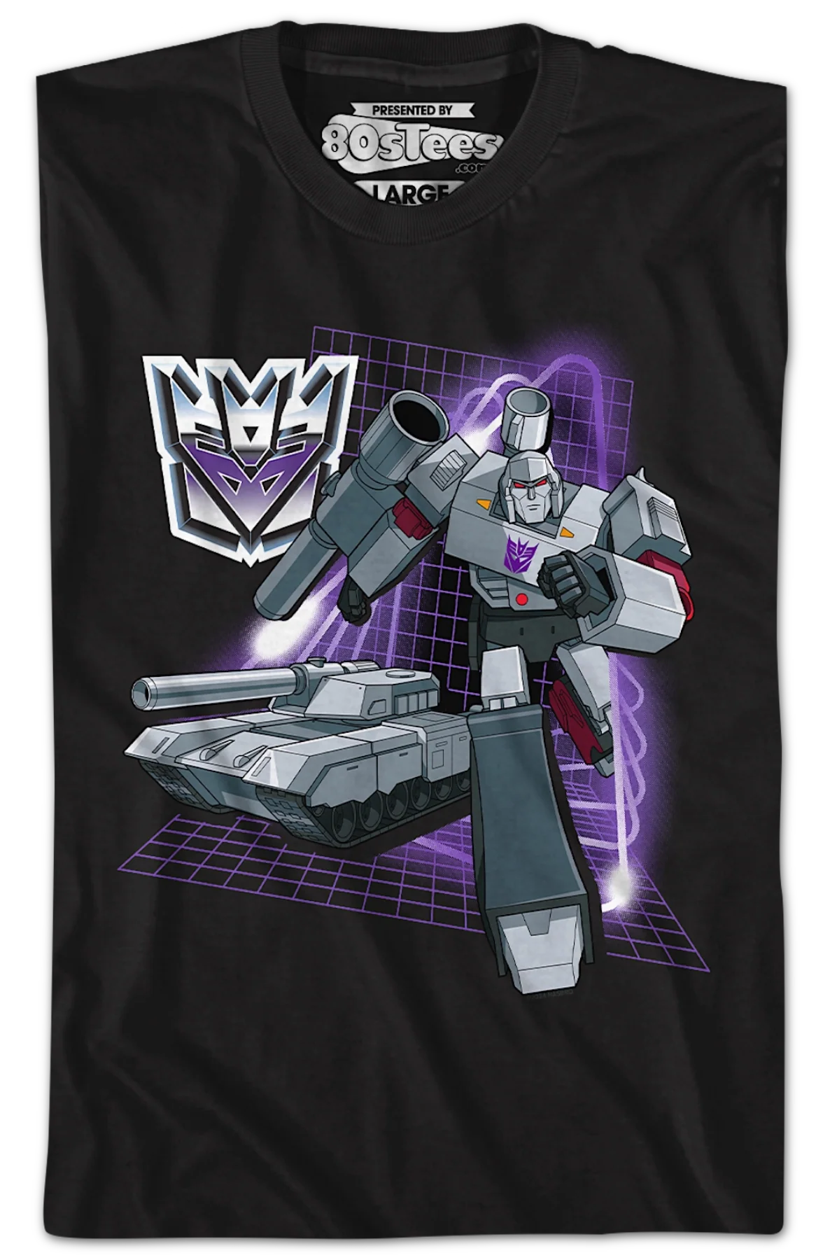 Megatron Robot & Vehicle Collage Transformers T-Shirt - Image 2