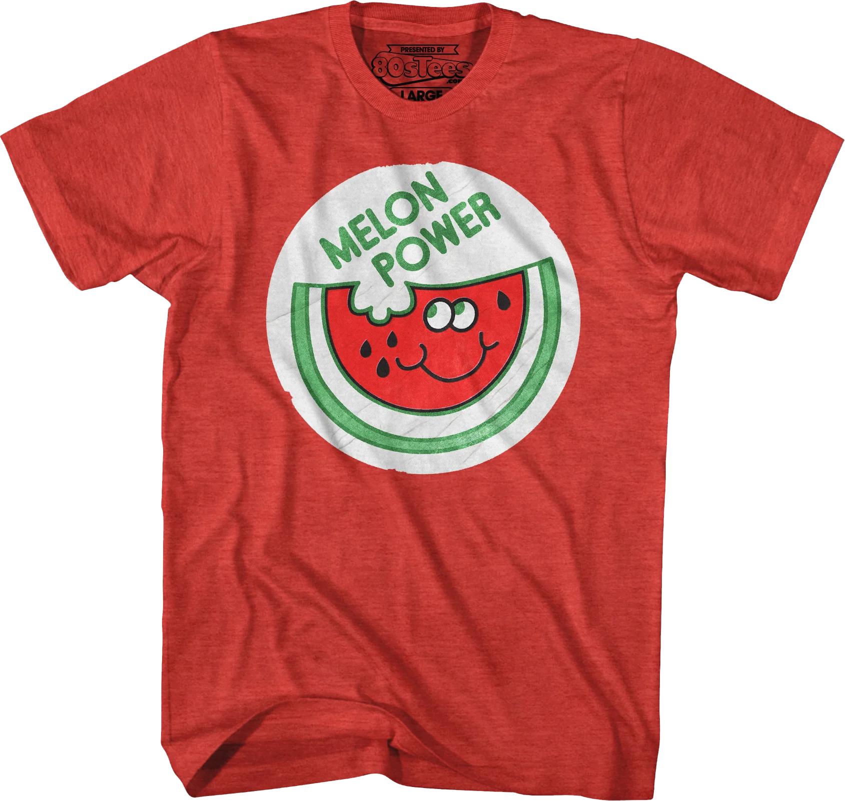 Melon Power Scratch & Sniff Sticker T-Shirt - Image 3