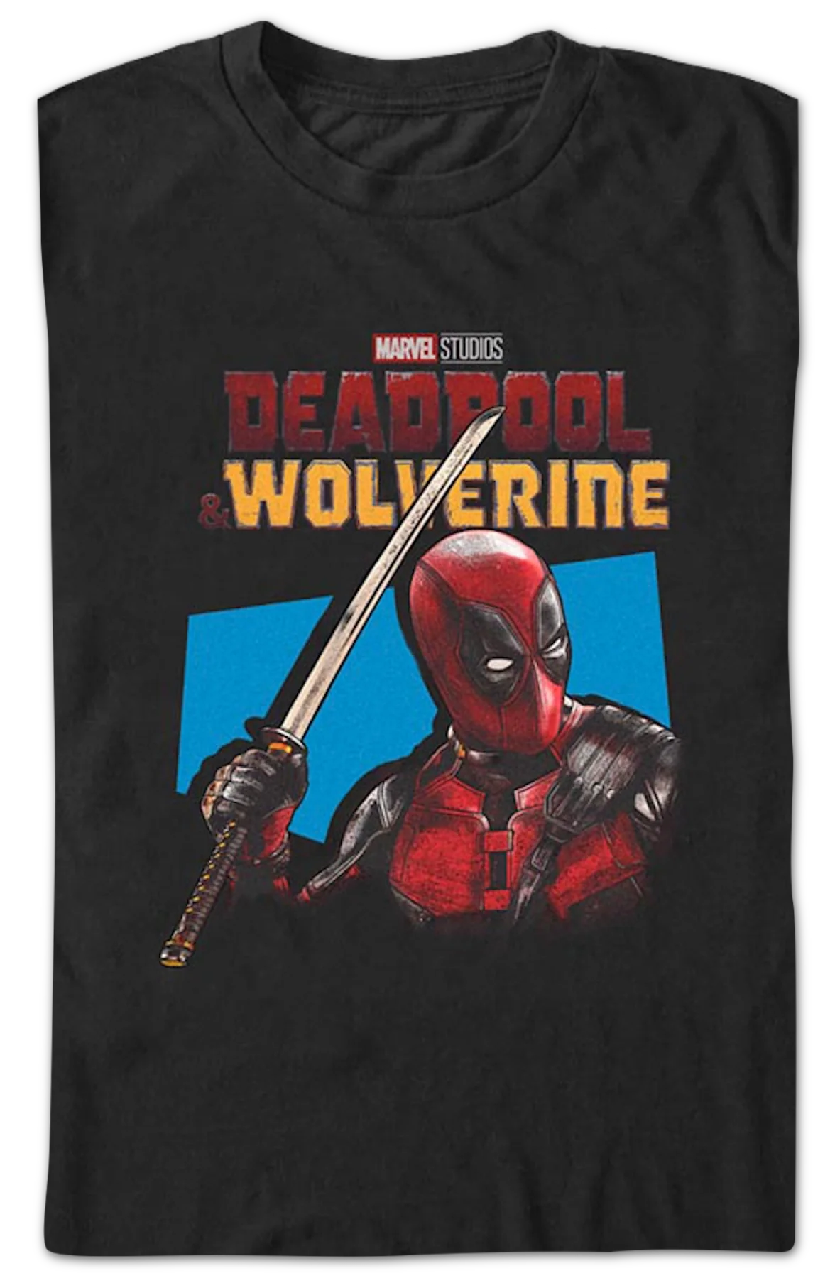 Merc With A Katana Deadpool & Wolverine Marvel Comics T-Shirt - Image 2