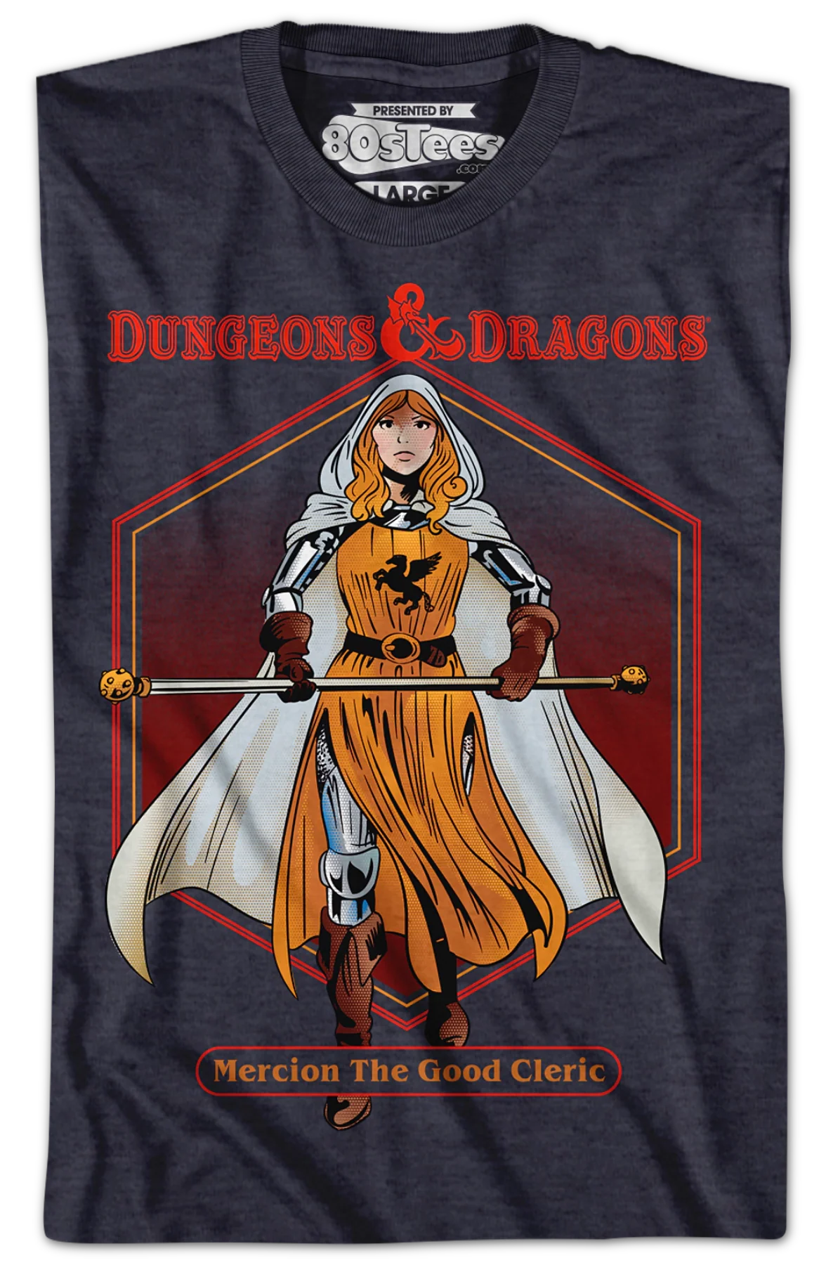 Mercion The Good Cleric Dungeons & Dragons T-Shirt - Image 2