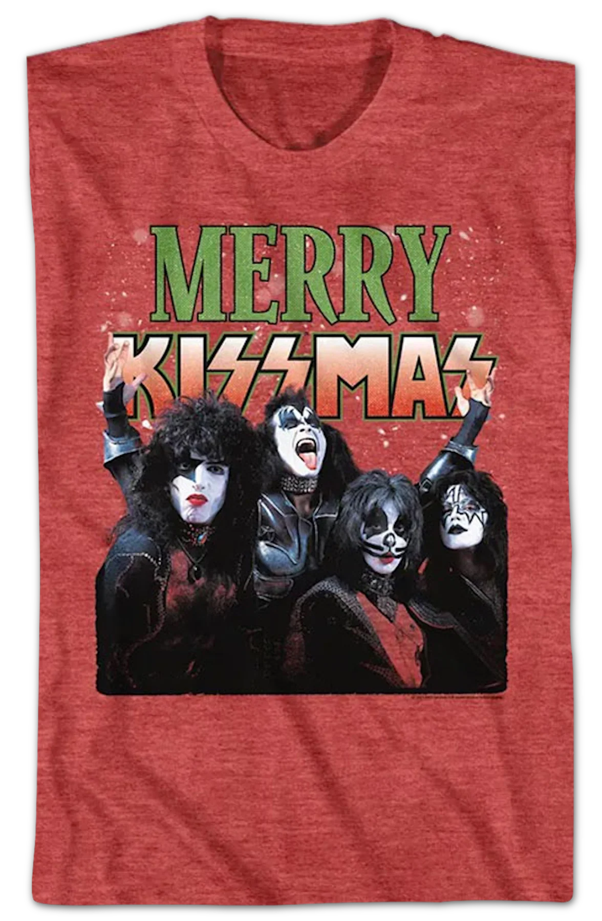 Merry Kissmas KISS T-Shirt - Image 2