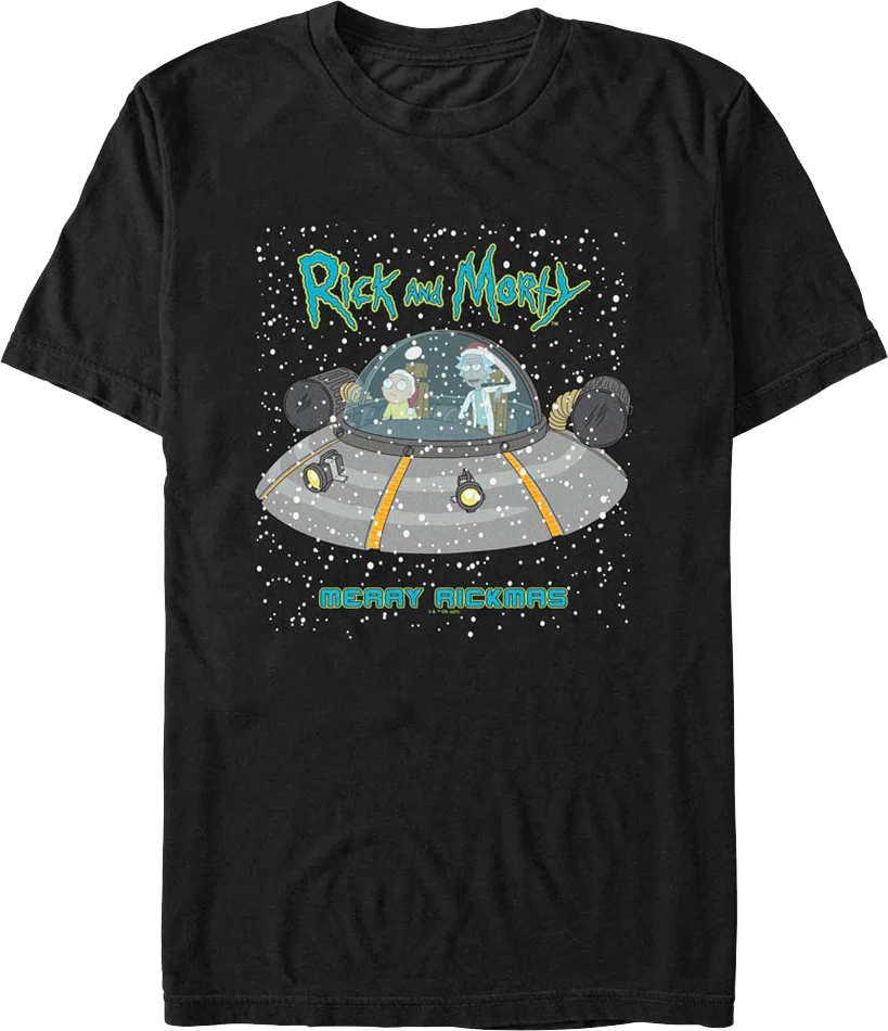 Merry Rickmas Rick And Morty T-Shirt