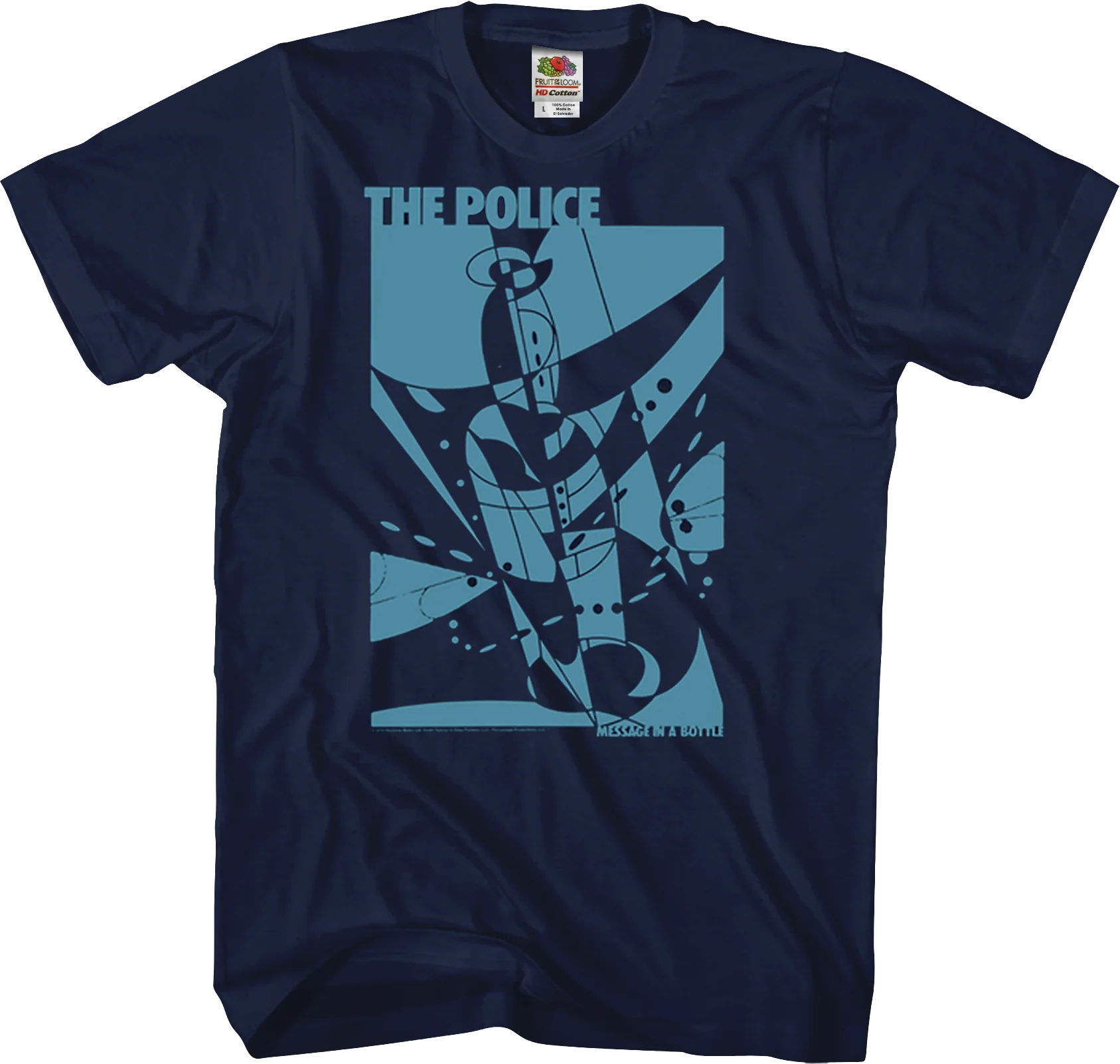 Message In A Bottle The Police T-Shirt