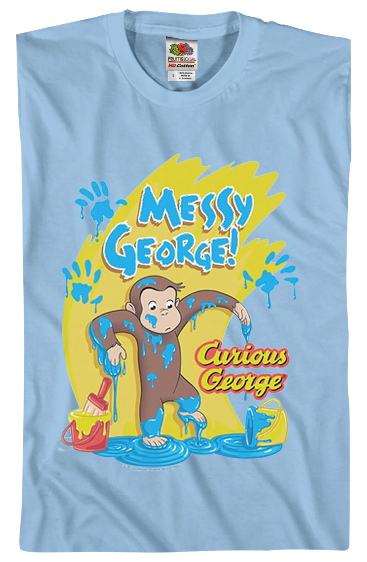 Messy Curious George T-Shirt - Image 2