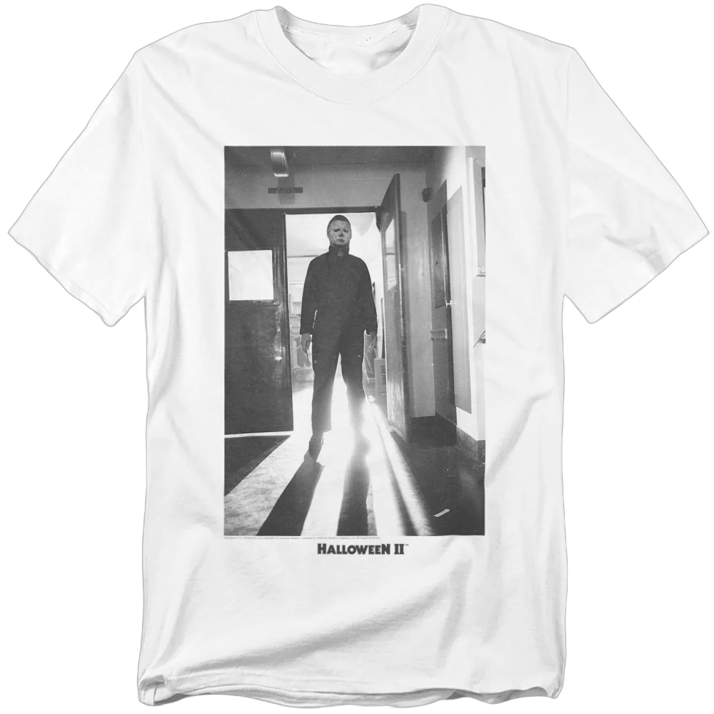 Michael Myers Black & White Photo Halloween II T-Shirt