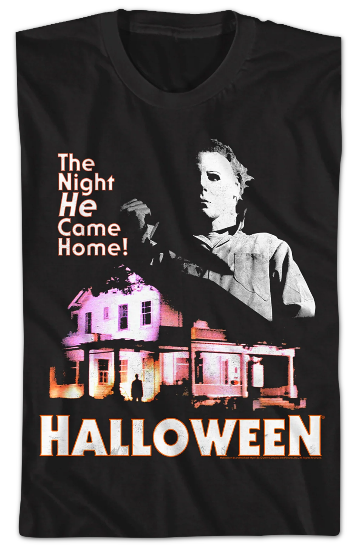Michael Myers Came Home Halloween T-Shirt - Image 2