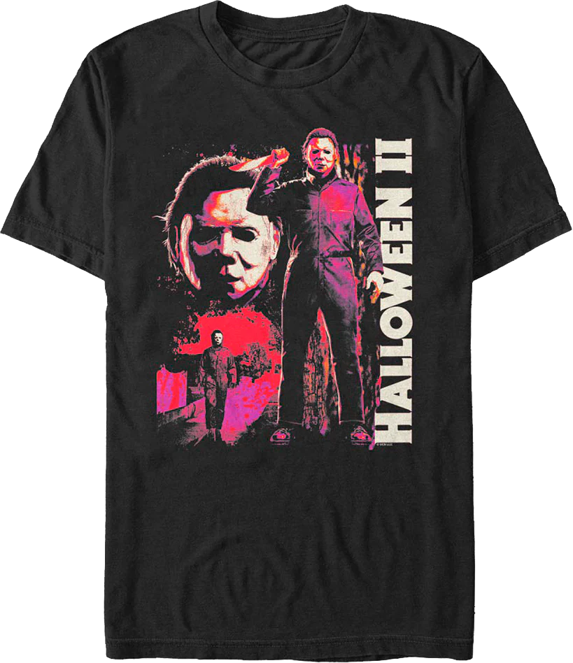 Michael Myers Collage Halloween II T-Shirt