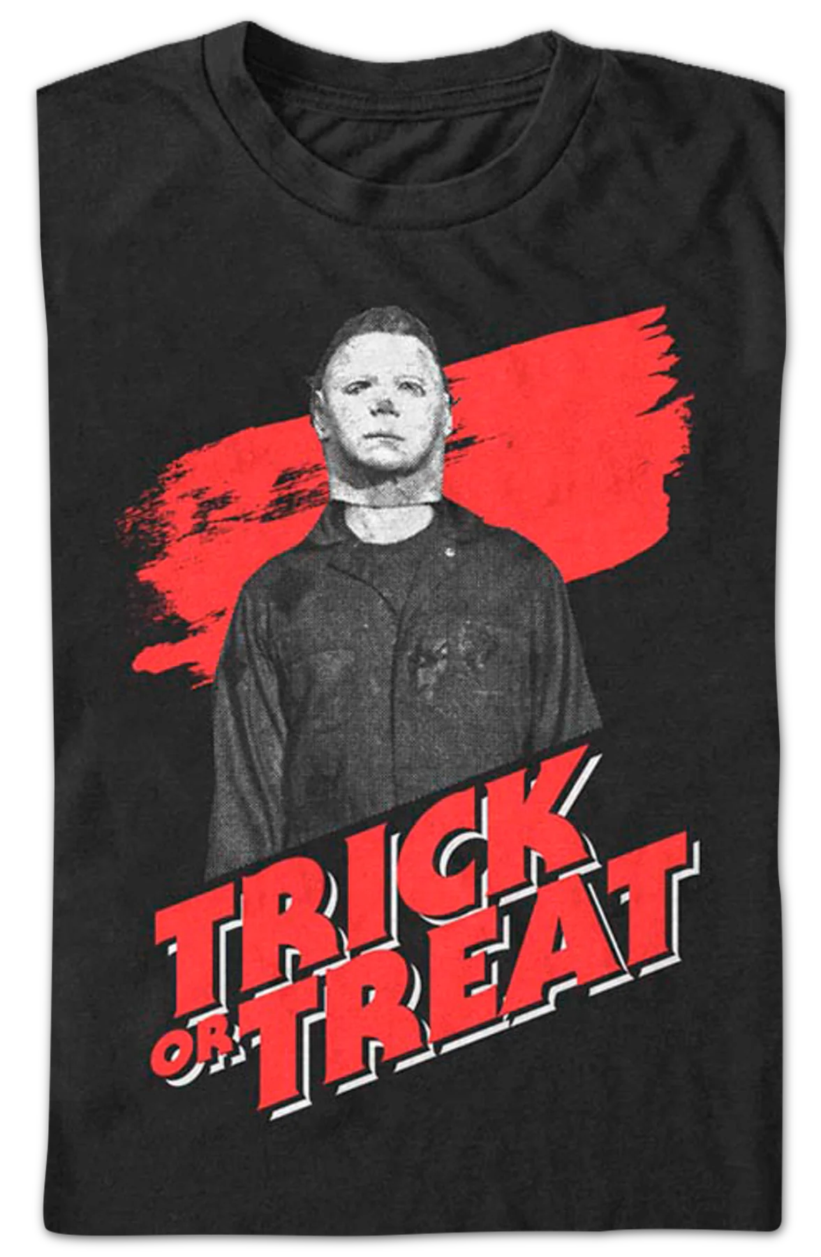 Michael Myers Trick Or Treat Halloween T-Shirt - Image 2