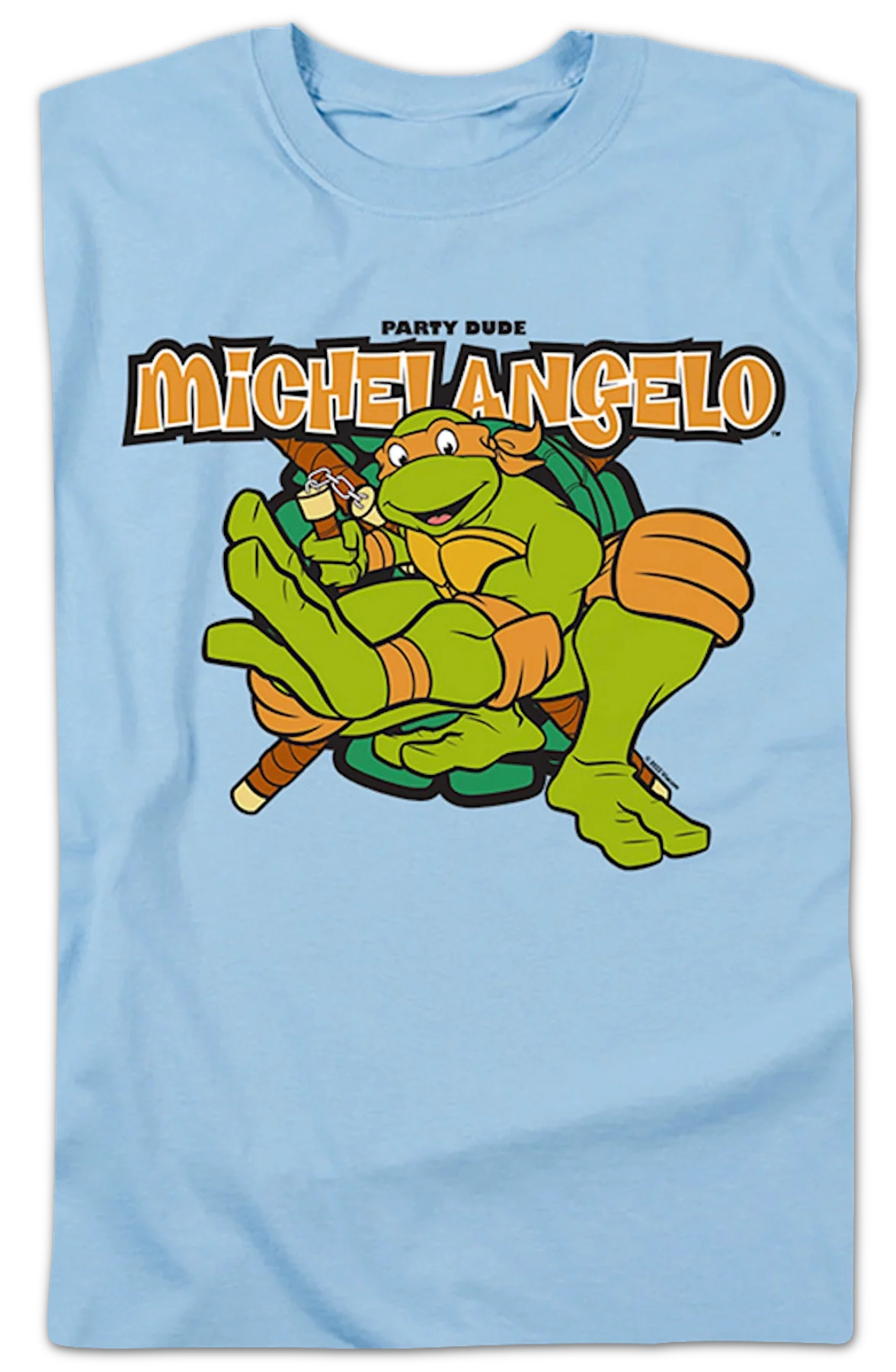 Michelangelo Party Dude Teenage Mutant Ninja Turtles T-Shirt - Image 2