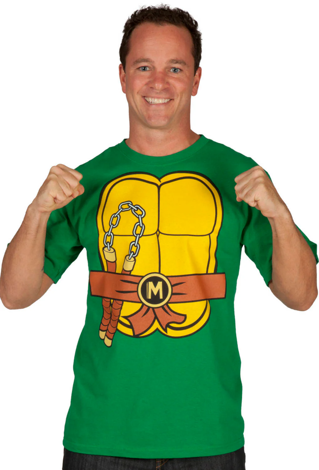 Michelangelo Teenage Mutant Ninja Turtles Costume T-Shirt - Image 2