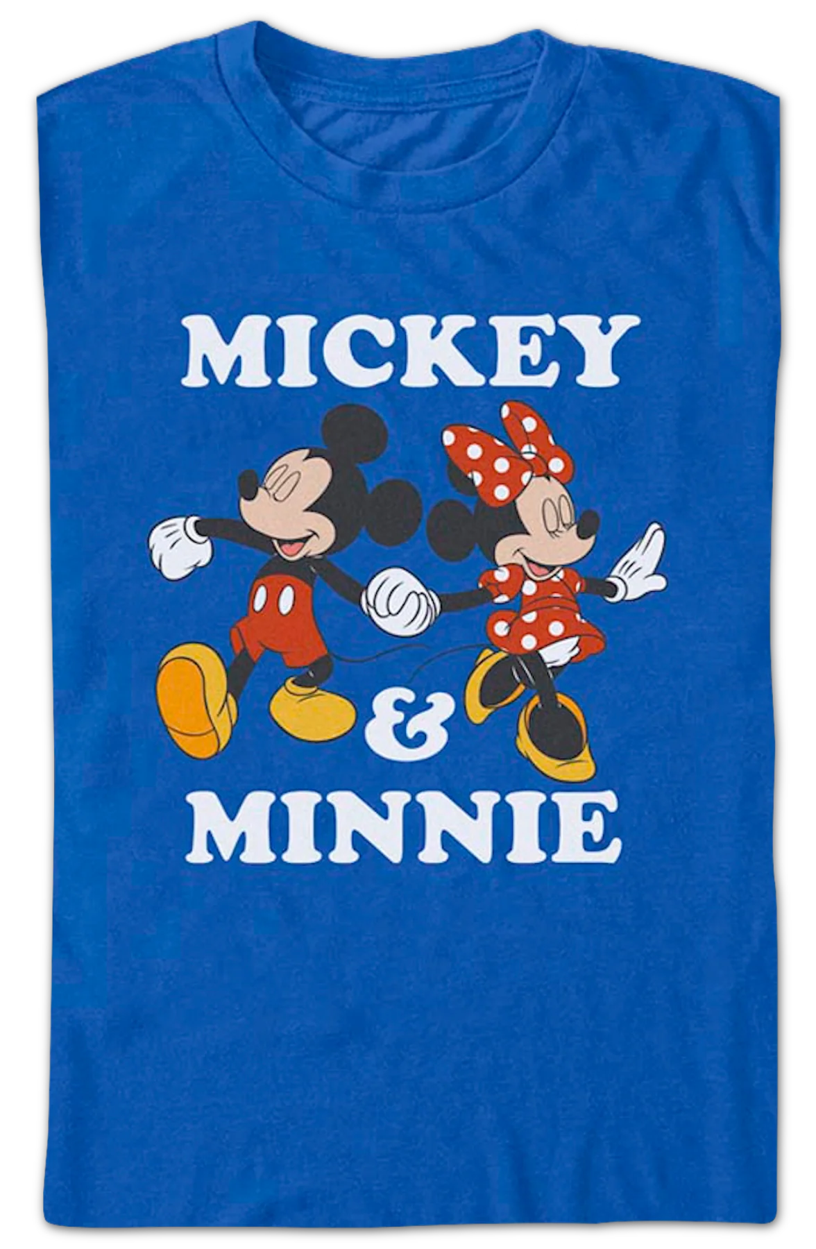 Mickey & Minnie Holding Hands Disney T-Shirt - Image 2