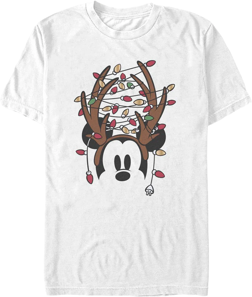 Mickey Mouse Antlers Disney T-Shirt