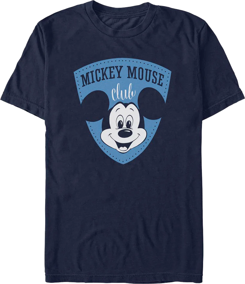 Mickey Mouse Club Patch Disney T-Shirt