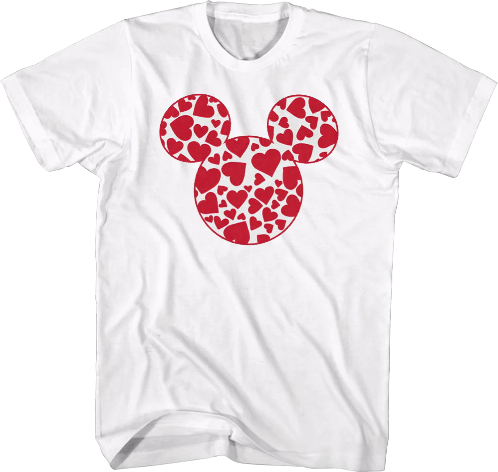 Mickey Mouse Hearts Disney T-Shirt