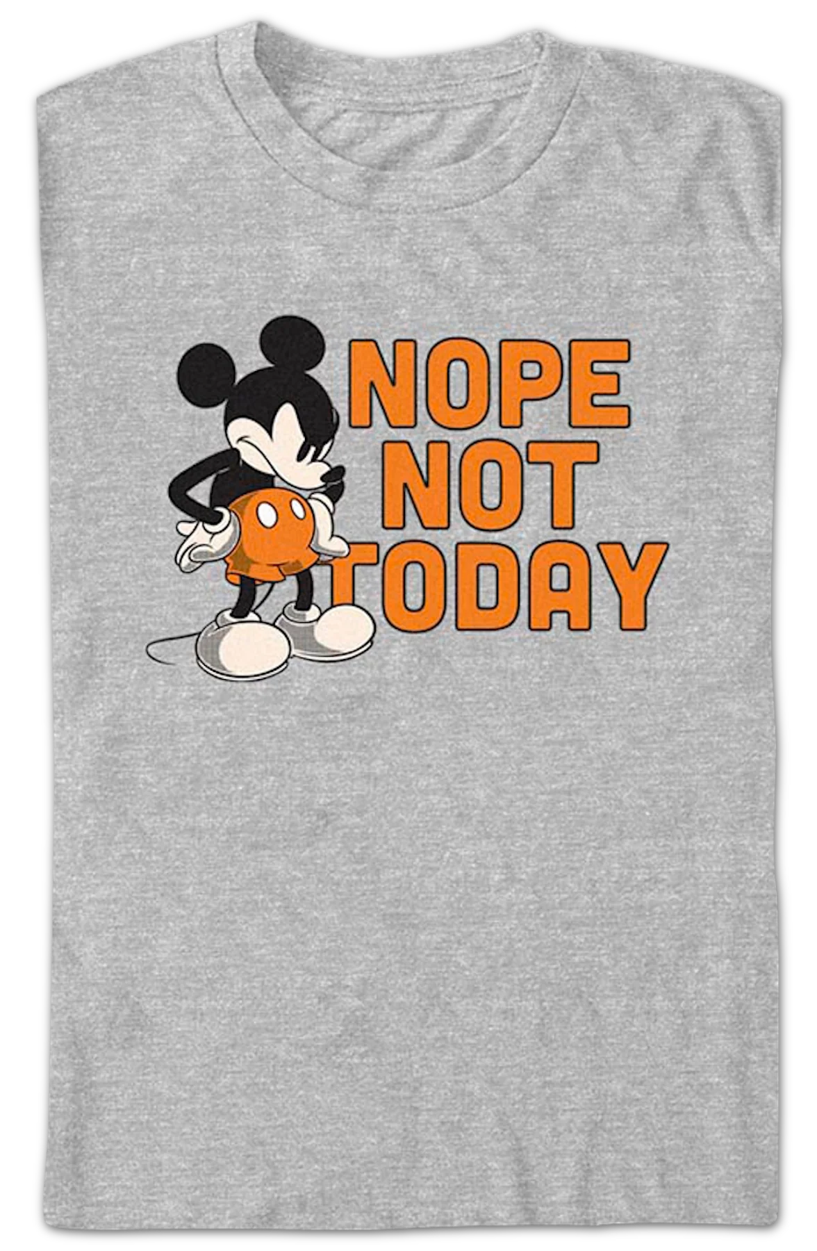 Mickey Mouse Nope Not Today Disney T-Shirt - Image 2