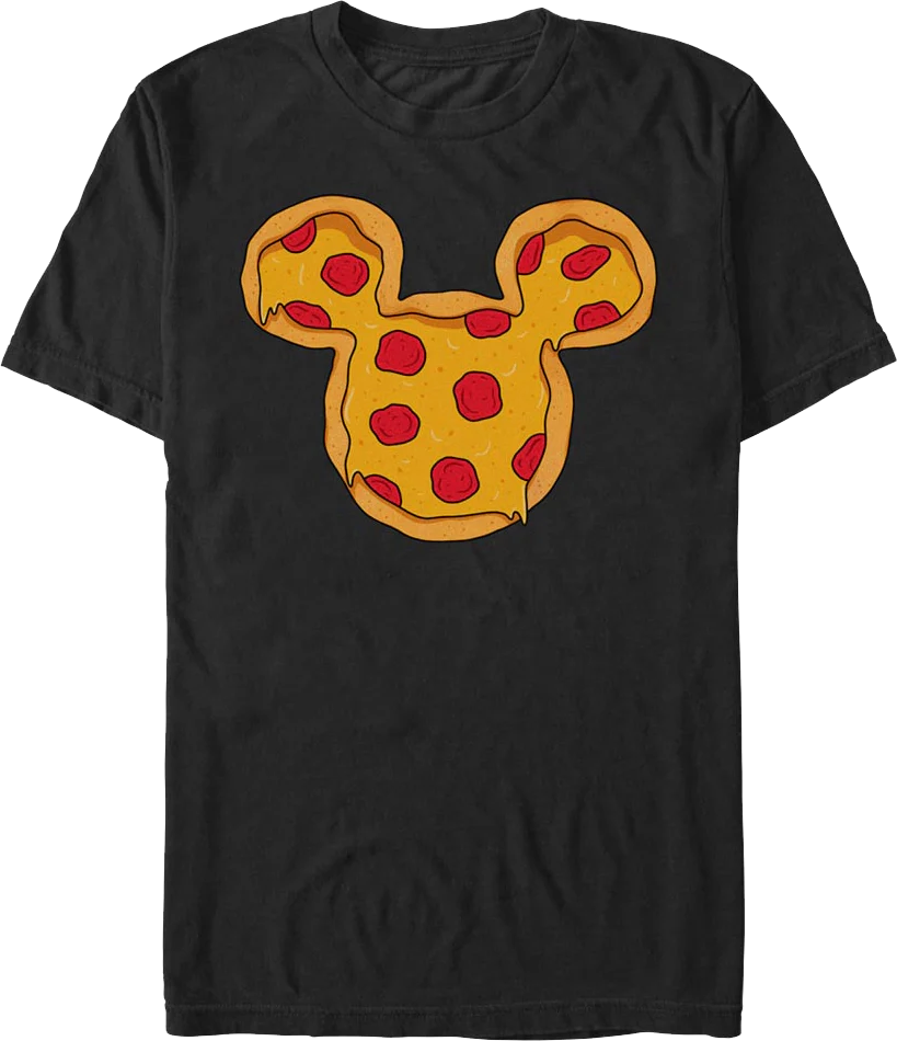 Mickey Mouse Pizza Logo Disney T-Shirt