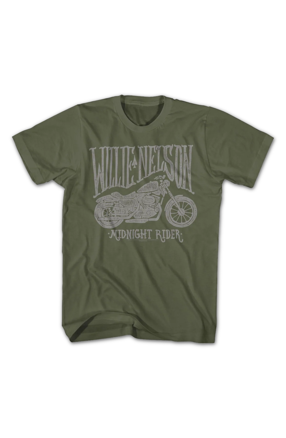 Midnight Rider Willie Nelson T-Shirt - Image 2