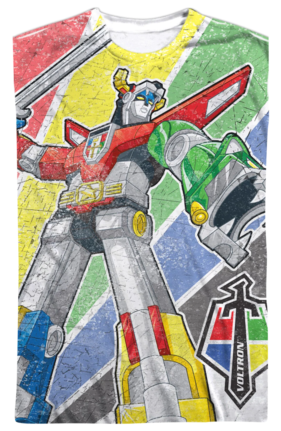 Mighty Robot Voltron T-Shirt - Image 2