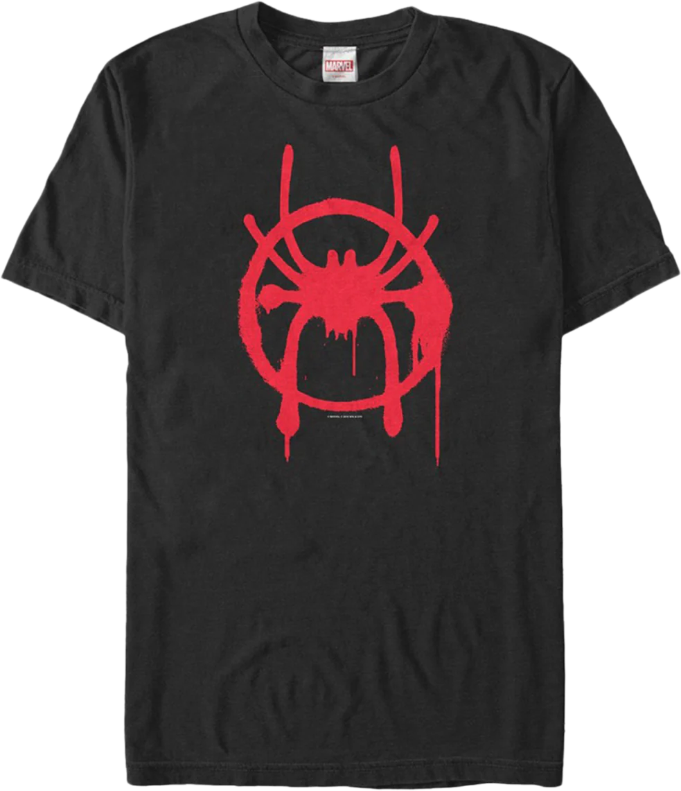 Miles Symbol Spider-Man Into The Spider-Verse T-Shirt