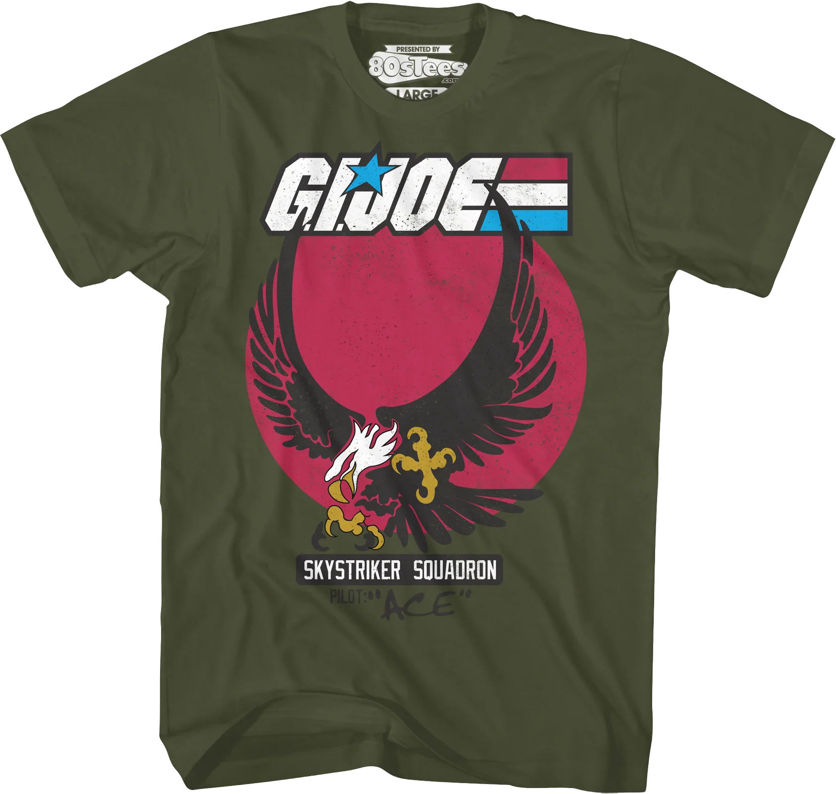 Military Green Skystriker Squadron GI Joe T-Shirt